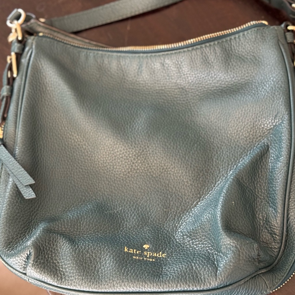 Kate Spade Teal Leather Shoulder Bag